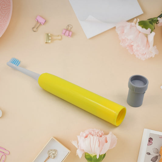 Adult Waterproof Electric Toothbrush 1 Head Battery Operated Toothbrush (1 Pc Battery Not Included)