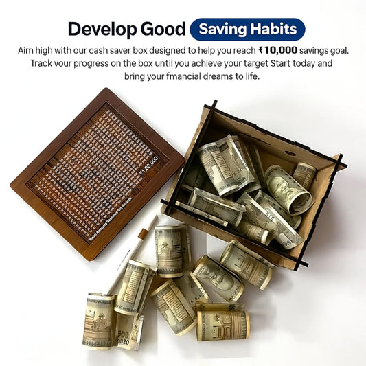 Wooden Money Saving Piggy Bank