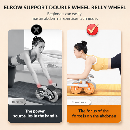 Home Fitness Ab Roller – Core Strength, Abs & Upper Body Training Wheel