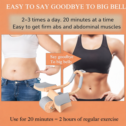 Home Fitness Ab Roller – Core Strength, Abs & Upper Body Training Wheel