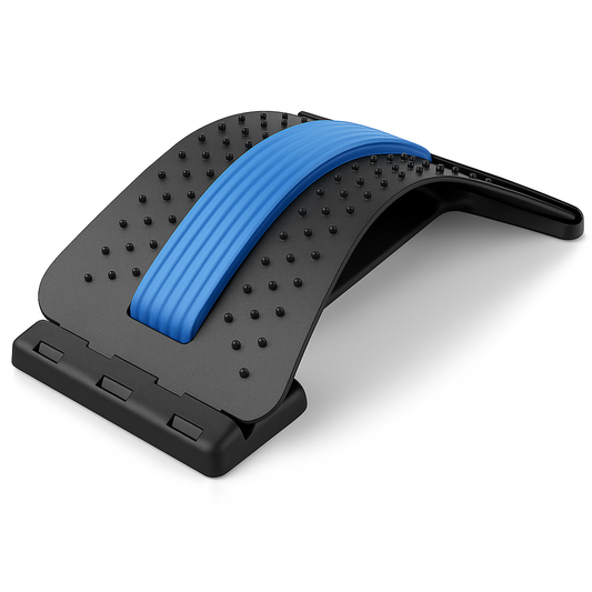 Back Acupuncture Massager and Lumbar Support Stretcher