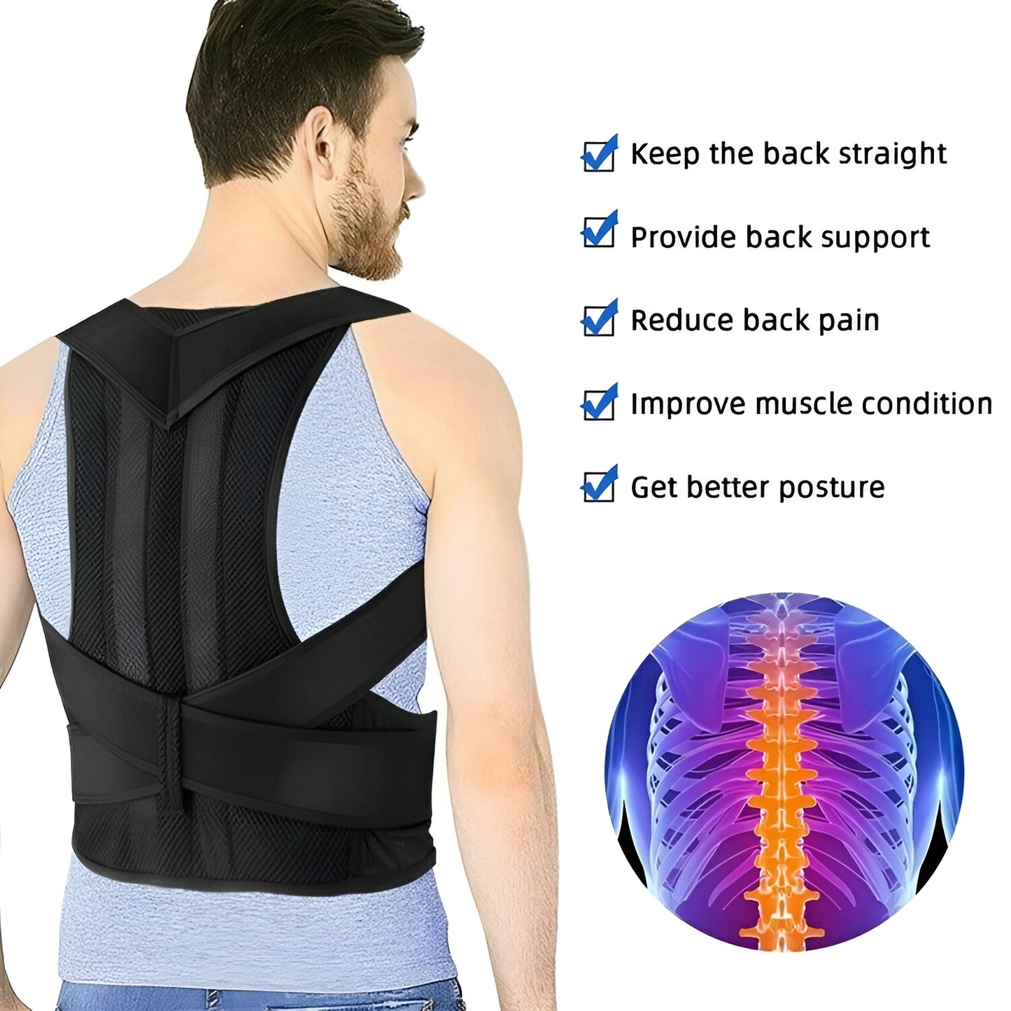 Posture Corrector Belt Unisex