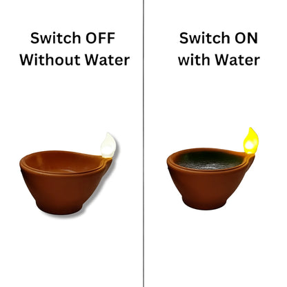 Diwali LED Water Sensor Diya (Pack of 6)