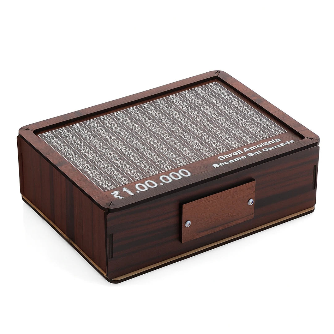 Wooden Money Saving Piggy Bank