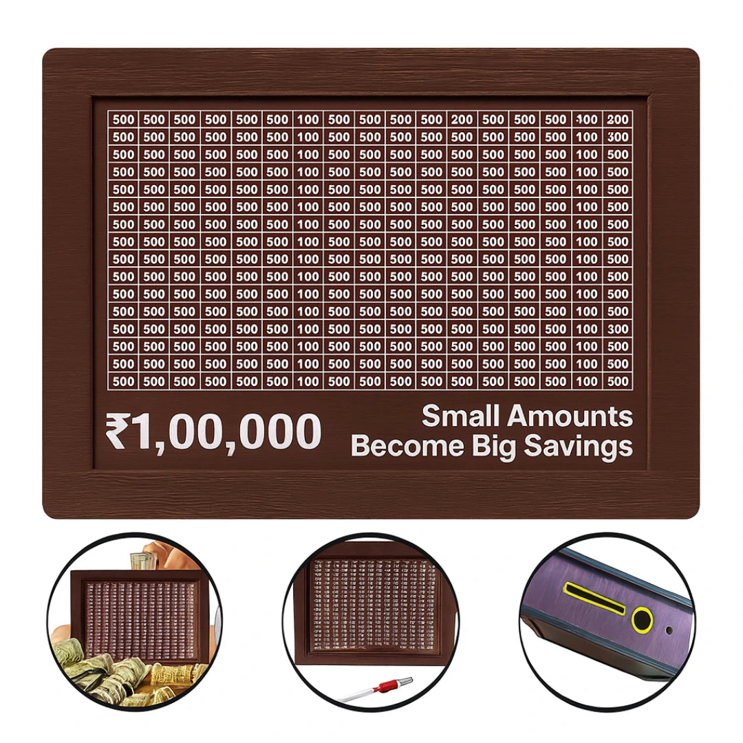 Wooden Money Saving Piggy Bank