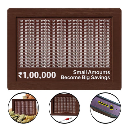 Wooden Money Saving Piggy Bank