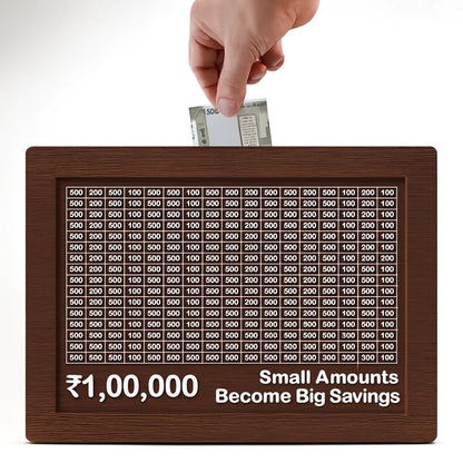 Wooden Money Saving Piggy Bank