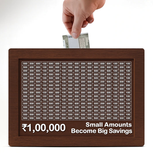 Wooden Money Saving Piggy Bank