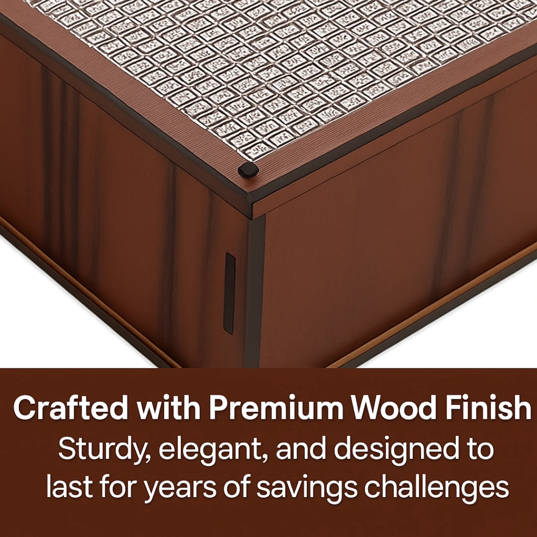 Wooden Money Saving Piggy Bank